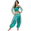 Halloween Search Banner Magic Lamp Jasmine Princess Dress Adult Belly Dance Cosplay Stage Costume