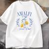 Womens Fruit Vegetable Print Short Sleeve TShirt Round Neck Casual Summer Blouse Ic Top Suitable for SpringSummer Wear