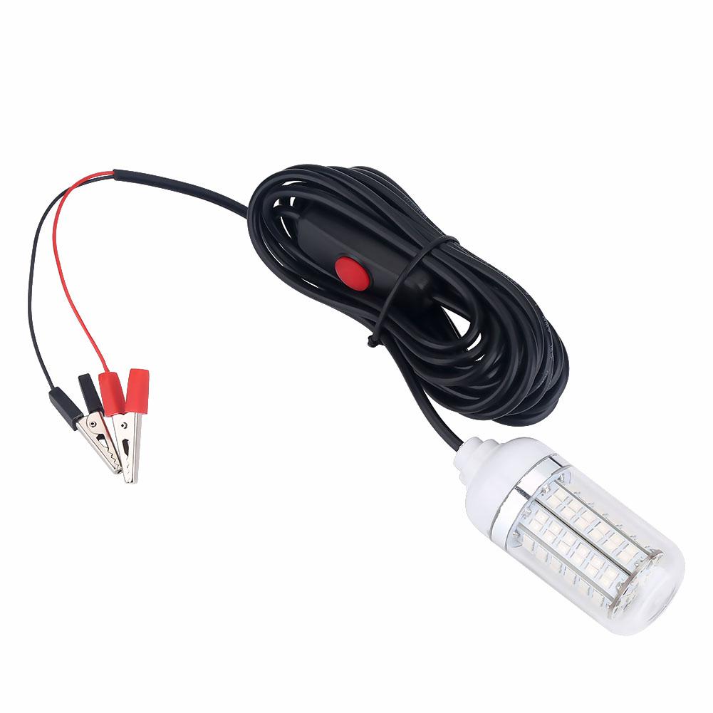 12V Outdoor LED Submersible Underwater Night Boat Fishing Light Lamp
