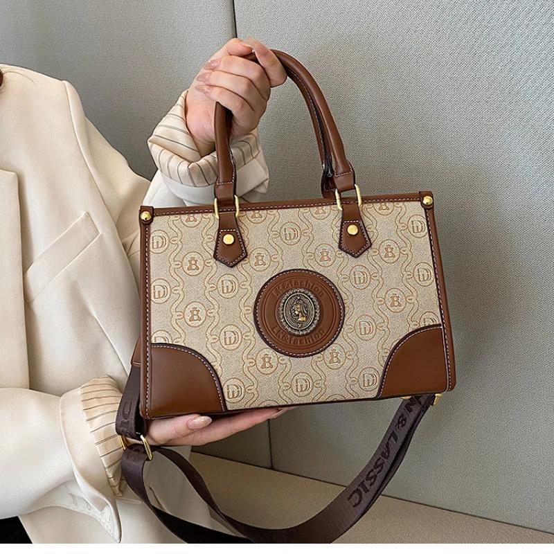 Grote Tassen Vrouwen Handtas Luxe Ontwerper Handtas Vrouwen Casual Satchels Vintage Schouder Messenger Tassen Pendelen Grote Tas