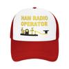 Ham Radio Operator  Trucker Hat For Man Woman Summer Outdoor Mesh Side Hats Caps Adjustable Fit For Casual Headwear
