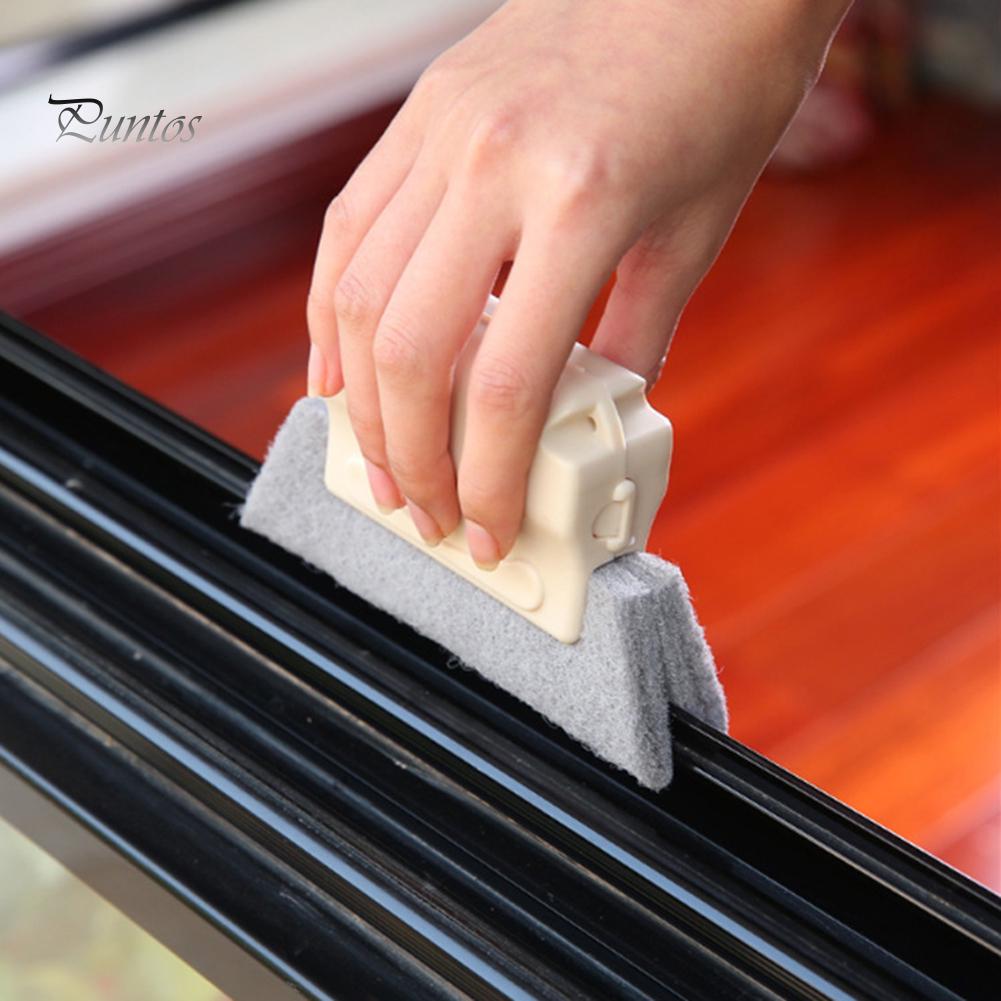 Cleaning Cloth Window Grooves Gaps Slot Brush Kitchen Cleaner Dust Remover Tool