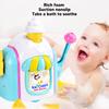 Kids Bubble Machine DIY Ice Cream Shape Foam Powerful Suction Bubble Maker Toy for Bathing Bathroom