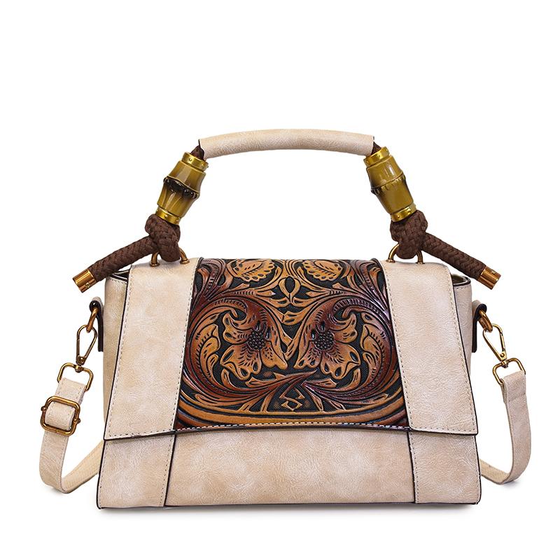 Vintage Luxury Embossed PU Leather Women Tote Bags Fashion High Quality Shoulder Crossbody Bag Designer Ladies Purse and Handbag