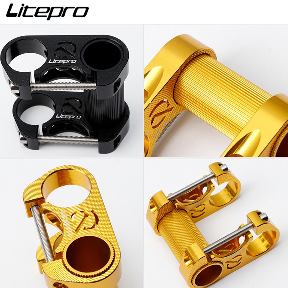 S95 Bicycle Double Stem Riser 412 Hollow Handlebar Stem For Folding Sp8 Handlebar Stem