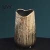 Ceramic Flower Vase Gold Vases Decorative for Fresh Flowers And Dried Arrangements