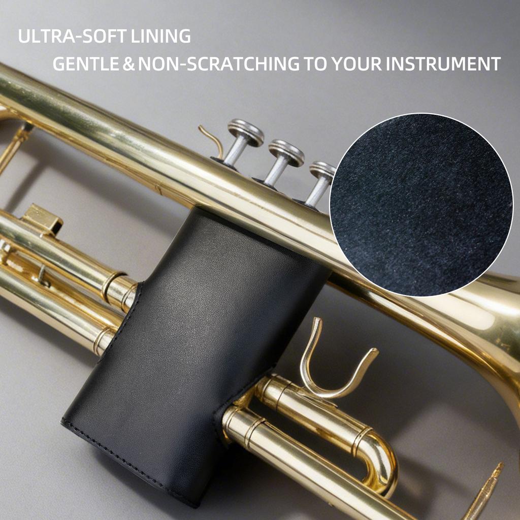 Universal B-Flat Trumpet Instrument Glove Protector for Piston Area, Protects Against Sweat Damage, Suitable for Long-Term Use