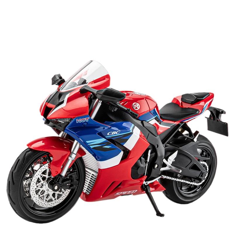 1/12 Honda CBR1000 Alloy Motorcycle Model, Cool Lighting, Exquisite Desktop Ornaments, The Best Collection for Motorcycle Enthusiasts