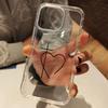 Simple Love Heart Pattern Clear Phone Case For iPhone 17 Air 11 12 13 14 15 16 Pro Max 15 14 Plus XS X XR Silicone Soft Cover