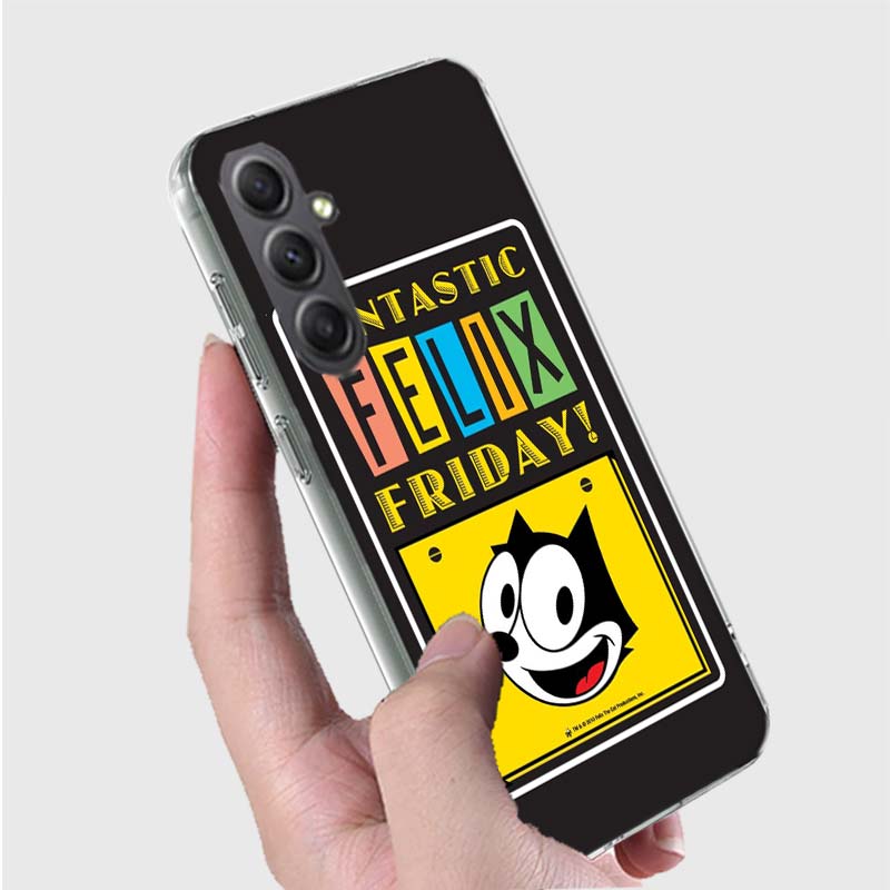 F-Felix the Cats Funny Phone Case for Samsung A16 A26 A36 A56 A17 A37 A57 A07 A06 A02S A03 A04S A05S Galaxy Note 20 10 A50S A71