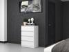 Large Chest Of Drawers Cabinet Malwa M4 White For Home Or Office