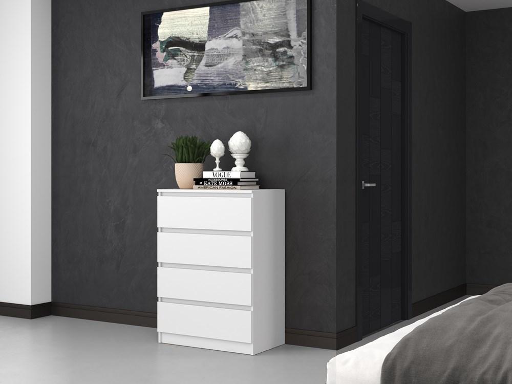 Large Chest Of Drawers Cabinet Malwa M4 White For Home Or Office