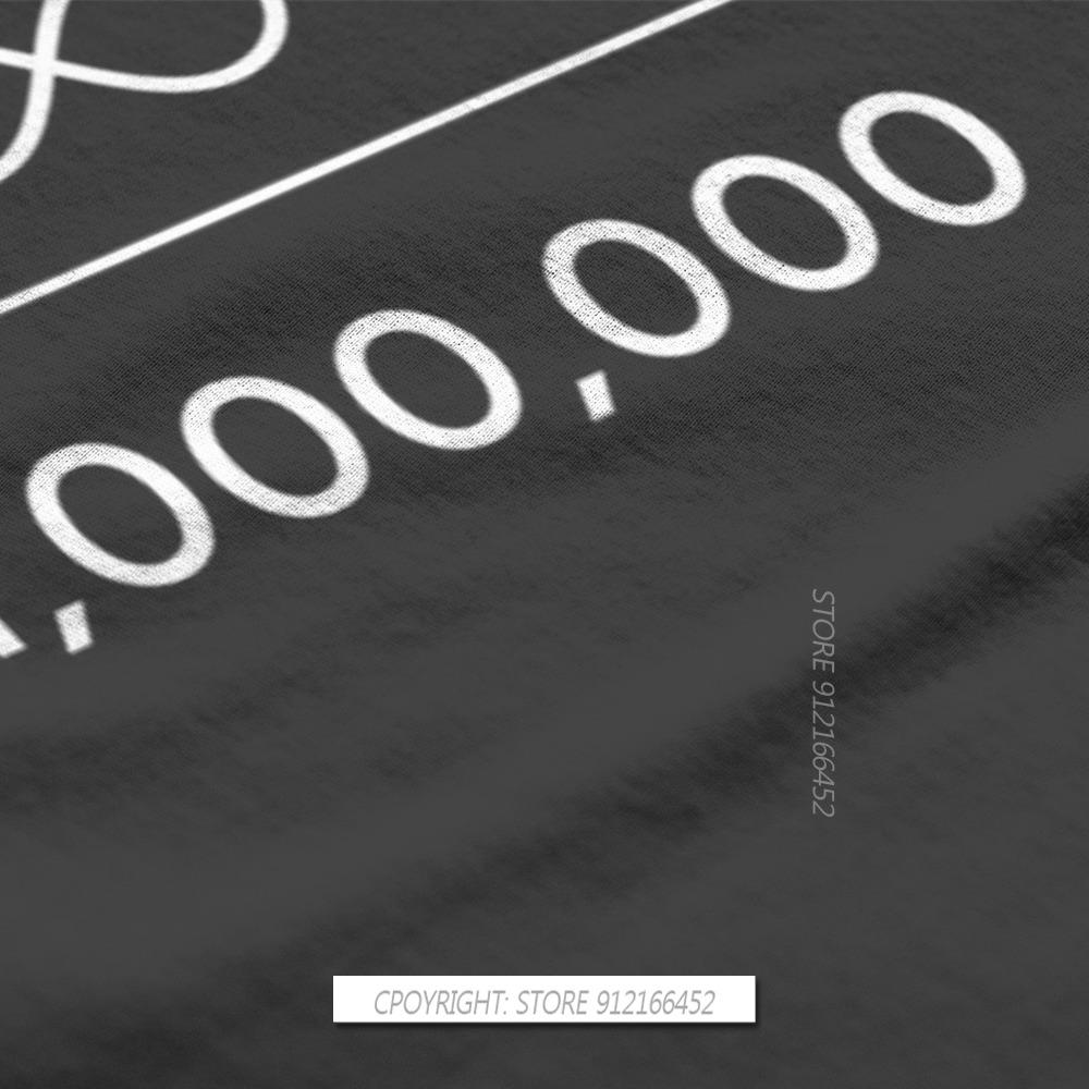 Unendlichkeit Geteilt Durch 21 Millionen T-Shirt Für Männliche Bitcoin Kryptowährungs-Miner Meme Camisetas Fashion T-Shirt Weiche Lockere T-Shirts Mann
