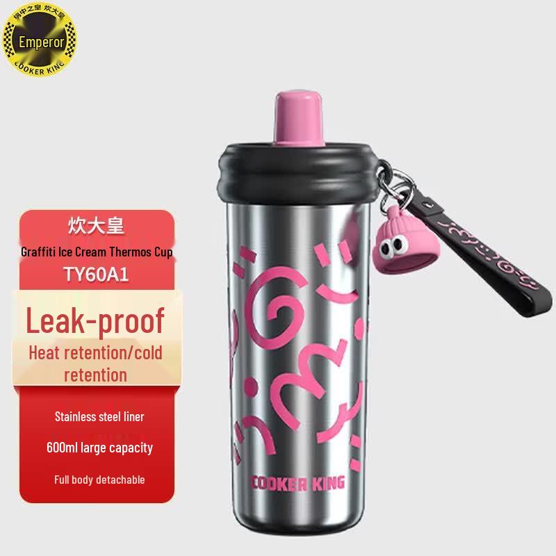 

COOKER KING 316SS Dual-Drink Graffiti Ice Cream Thermos