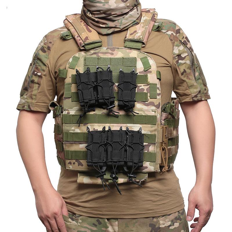 Tactical Tiger 9mm Quick Draw Magazine Pouch with MOLLE Belt Attachment