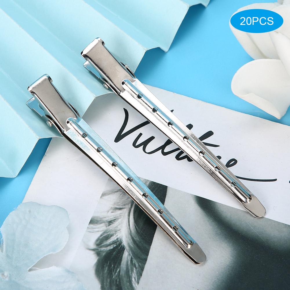 20pcs Metal Duck Bill Clip Sectioning Hair Styling Clips Hairdressing Styling Tools for Hair Salon