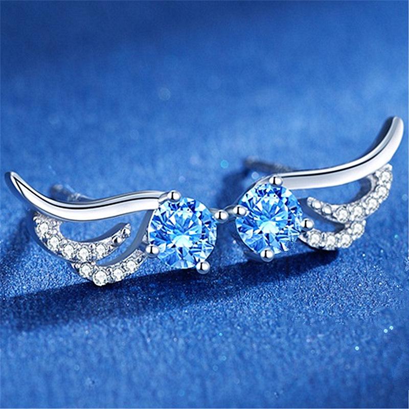 925 Silver Stud Earrings Beautiful Earrings High Quality For Women Earring Wedding Fine Jewelry Accessories Party Gift