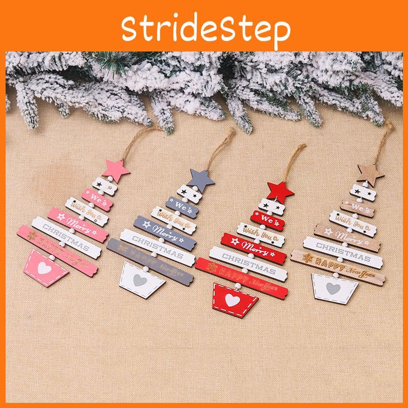 Elegant Wood Christmas Pendant Decorations For Home And Party Ornamentation