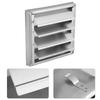 100MM Stainless Steel Air Vent Exterior Wall Ventilation Cap Movable Square Air Outlet Kitchen Bathroom Wall Grilles Duct Cover