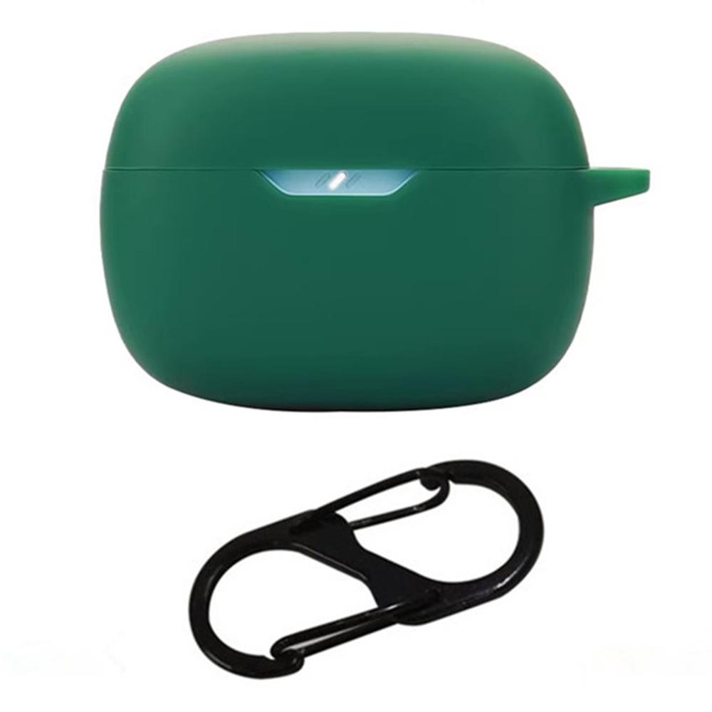 

Для наушников JBL Wave Beam 2 Bluetooth-совместимый чехол с защитой от потери пряжки из силикона Blackish Green