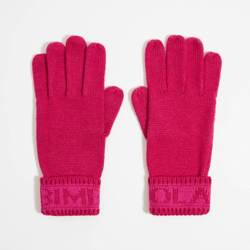 BIMBA Y LOLA [23FW] BIMBA Y LOLA Fuchsia Knit Gloves B236AIG012PKB