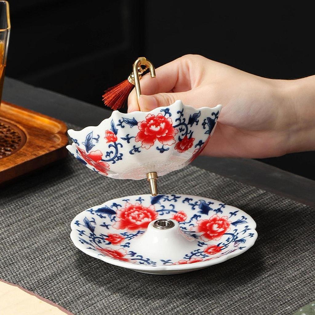 Ceramic Tea Strainer Set Accessories Home Decor Creative Fine Mesh Filter Infuser for