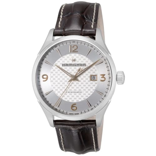 

Hamilton Jazzmaster Viewmatic Auto Watch, Silver Dial, Stainless Steel, Sapphire Crystal, Automatic, 5 ATM Water Resistance, 43.5mm, Swiss Made, H3275