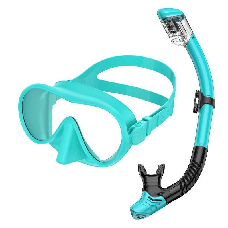 Longchan Unisex Full Dry Snorkel Mask with Tube
