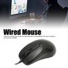 Black Wired for PS2 Optical Mouse Portable Wired Mouse Responsive Ergonomic Mouse  Gaming