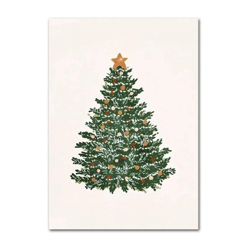 Vintage Christmas Metal Wall Decoration, Holiday Sticker Sign