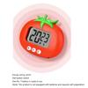 Digital Kitchen Timer with Magnetic Attachment Large Display Timer Tomato Shaped Timer for Cooking Exercise and Study