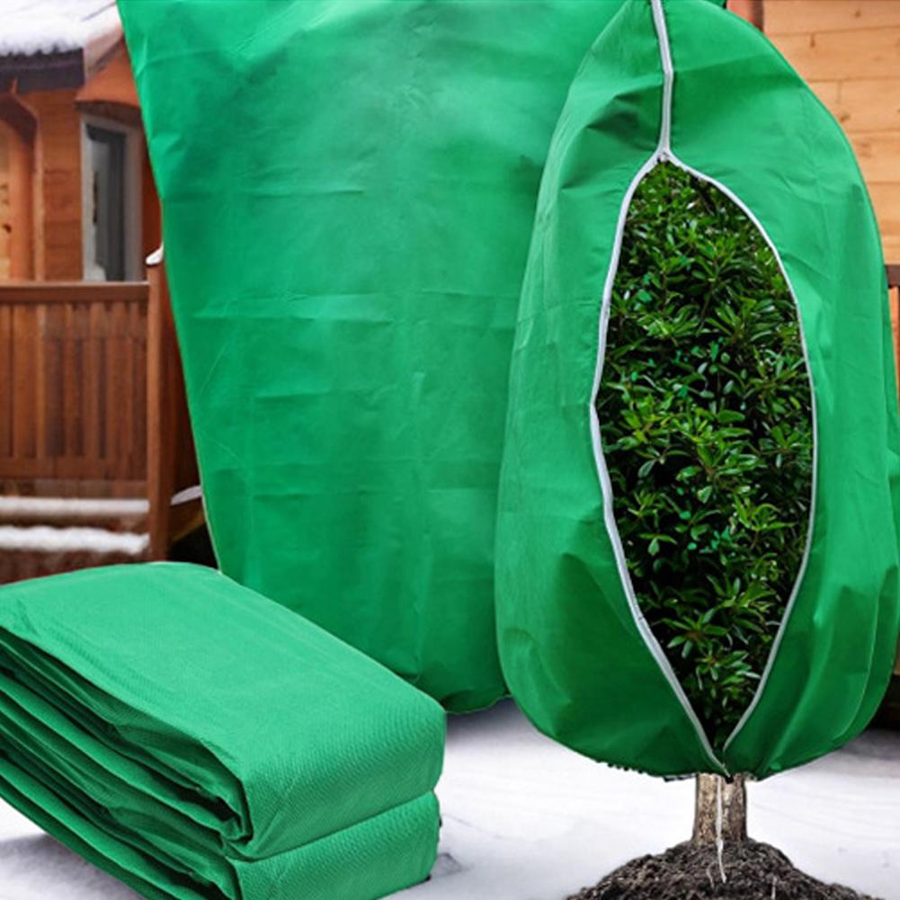 4 Stück/Los Winterpflanzen-Frostschutzhaube, Verdicktes Vliesstoff-Baum- und Gartenschutz gegen Kälte, Gartenjacke für Pflanzen