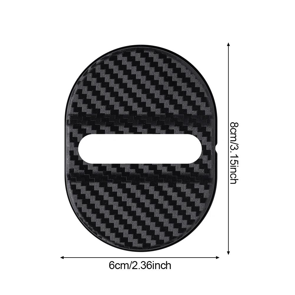 4pcs Car Door Closing Shockproof Plastic Cushion Mute Shock Absorber Protective Covers Universal Car Door Latch Accessories Interior Mirrors 6