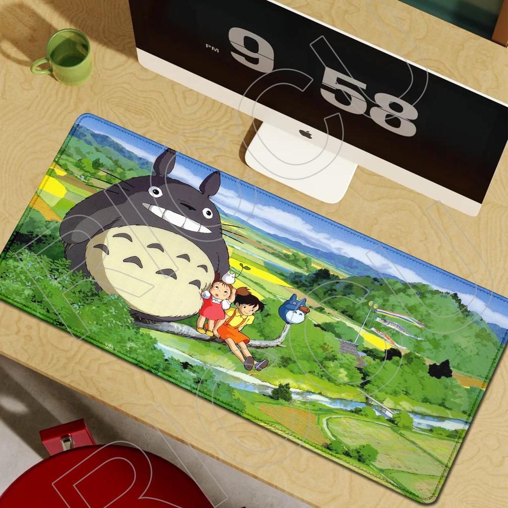 HD Print Muismat Anime My Neighbor Totoros Muismat Laptop Gaming PC Accessoires Computer Spel Toetsenbord Bureau Mat XXL Muispad