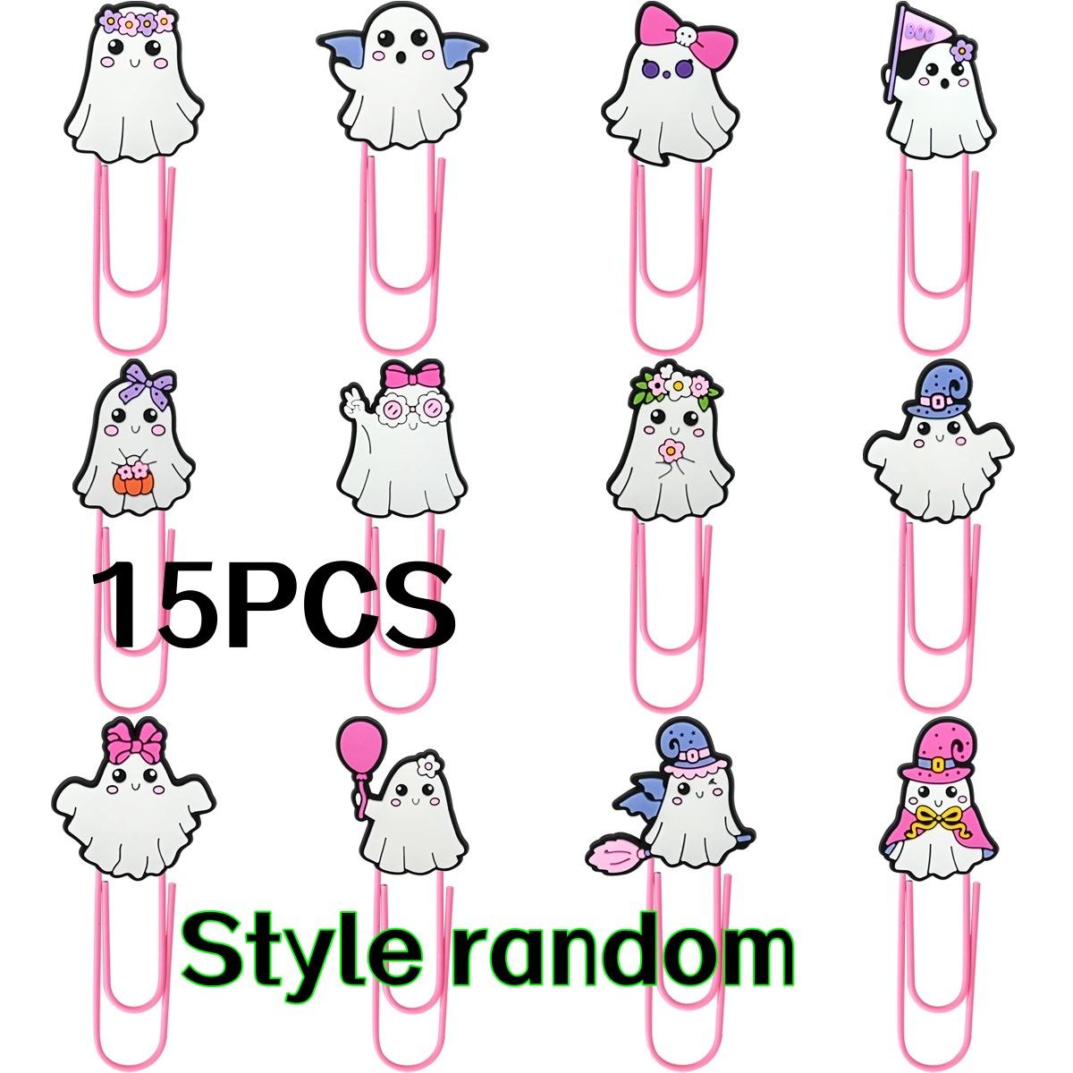 15 Styles of Random Paper Clips, Cartoon Creative Bookmarks, Colorful Paper Clips, Office Supplies, DIY Large Paper Clips, Personalized,