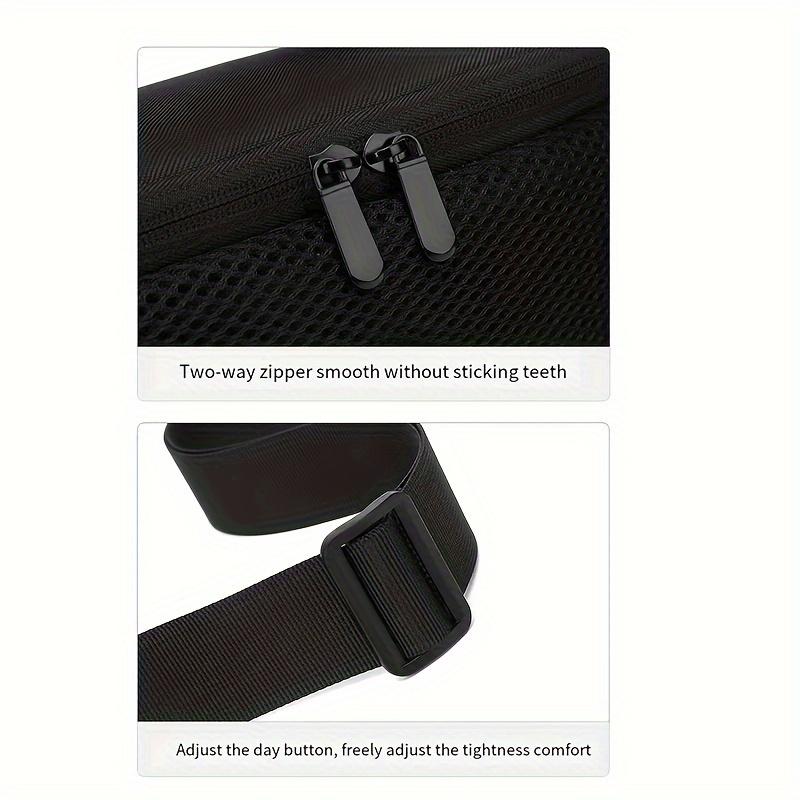 Durable Nylon DSLR Camera Bag Travel Shoulder Bag with Mesh Side Pockets Adjustable Strap for SLR Mirrorless Cameras Black