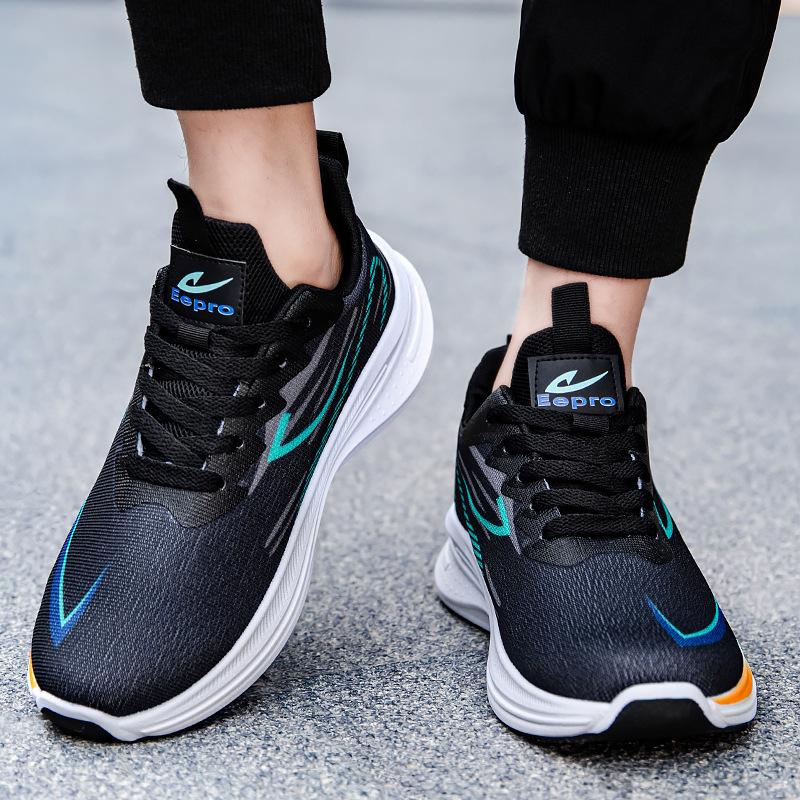 Carbonplatte Laufschuhe Herren atmungsaktive Sportschuhe Popcornsohle Herren Freizeitschuhe Stoßdämpfung