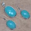 Necklace Chalcedony Natural  Beads Blue 20" Cts Round Sterling