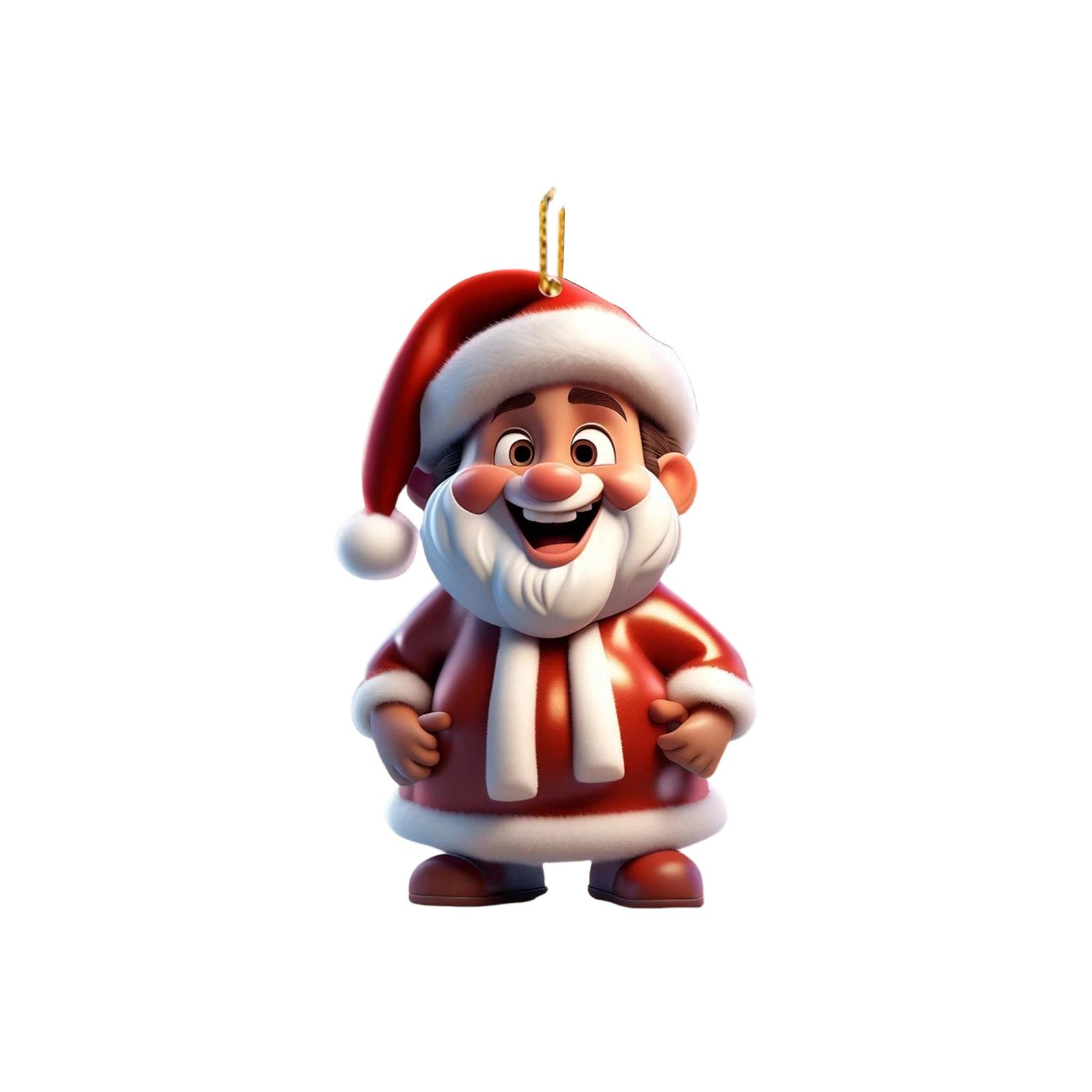 

Acrylic 2D Christmas Tree Ornament Pendant For Festive Atmosphere One Size