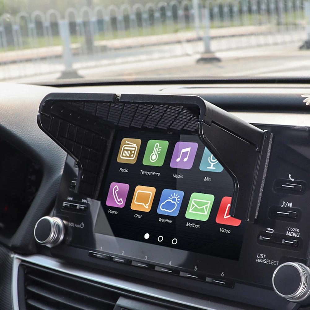 Car GPS Anti-Glare Shield 7-12 Inch Car GPS Navigation Sun Shade Interior Accessories Display Screen Visor Auto Accessories