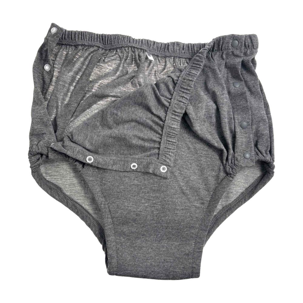 Antibacterial Washable Diaper Leak-Proof Absorbent Briefs  Bed Paralysis XXL серый