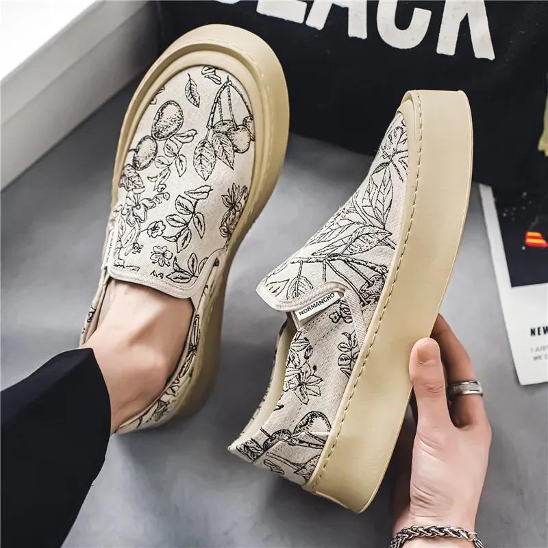 Boty pro muže Velké velikosti Pánské mokasíny Ležérní Pohodlné tenisky Nazouvací obuv pro volný čas Lehká Vintage Flats