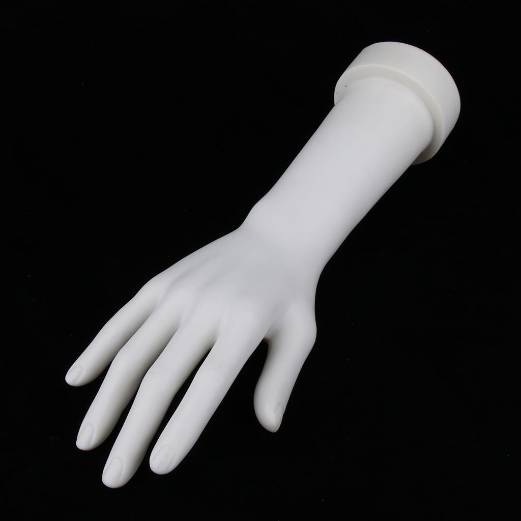 Hand Jewelry Display Stand Female Mannequin Model Props White Left