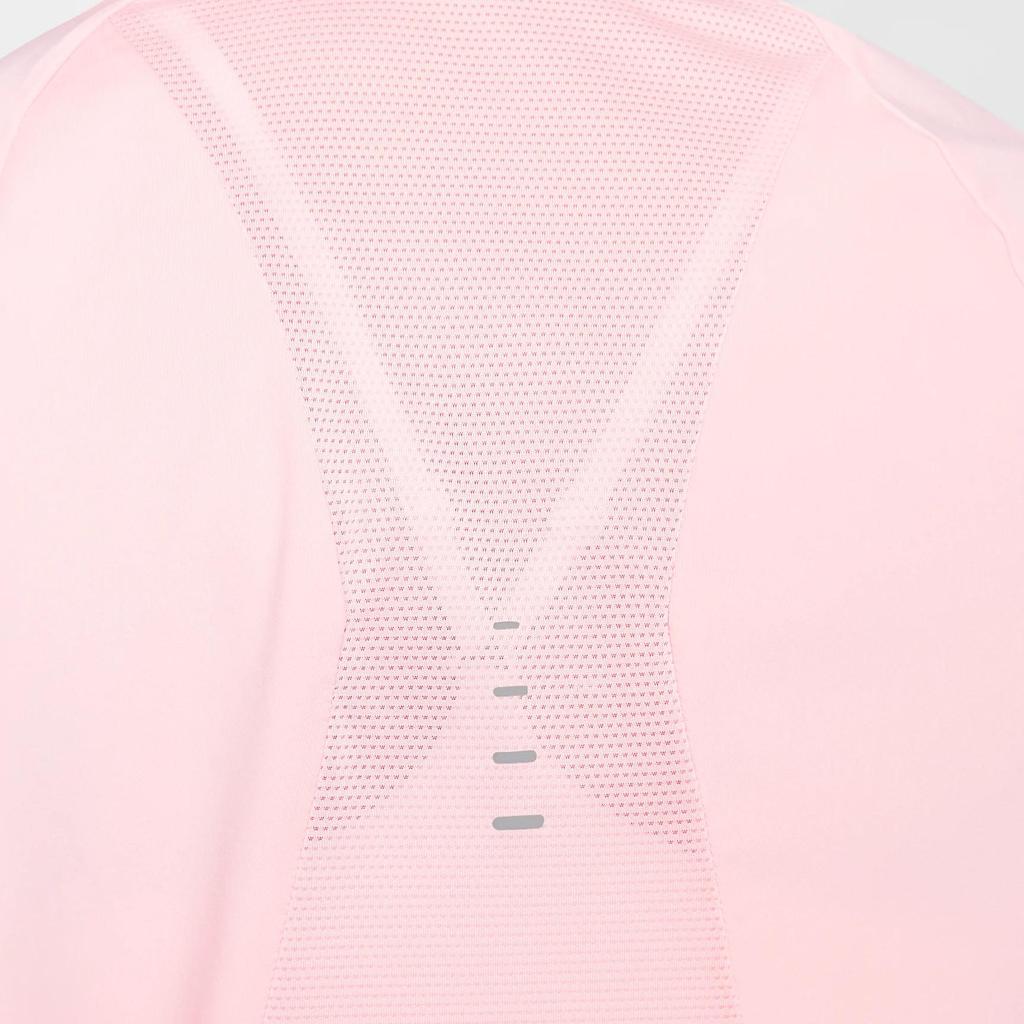 Nike Swoosh Round Neck Quick-Dry Casual Short Sleeve Fitness Top Women Tops Pink HM9699-607