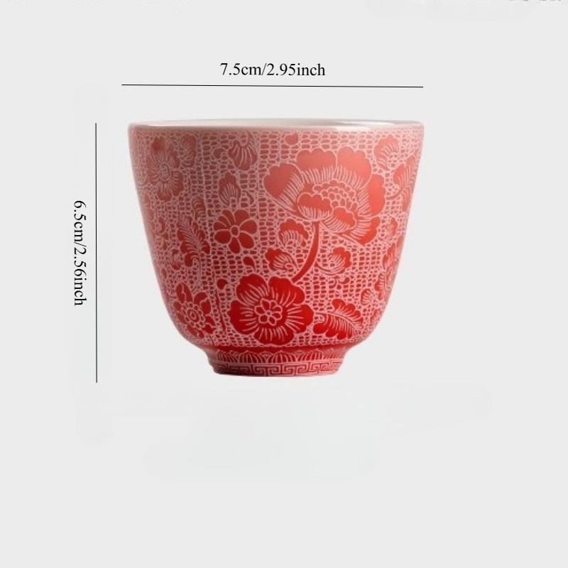 Ceramic Tea Cup Ceramic Master Cup Single Cup Home Office Tea Cup Drinking Cup Kung Fu Tea Set