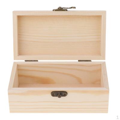 Case Jewelry Storage for DIY Craft Woodworking Keepsake Gift Box Chest93 Sizes To Select)