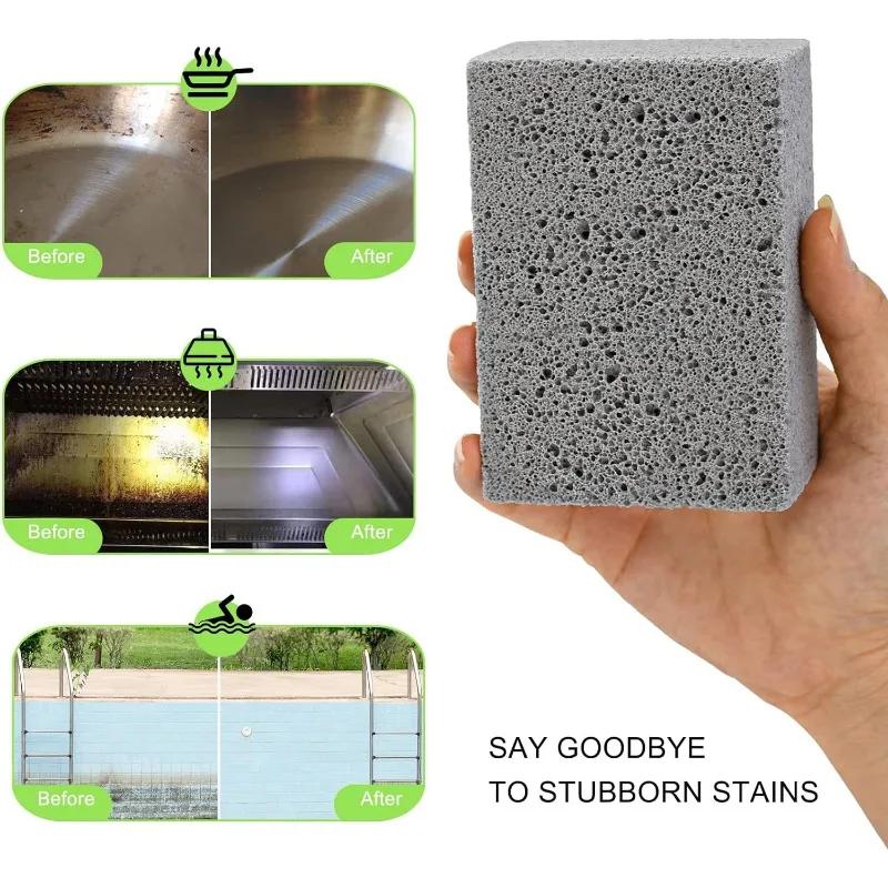 1/4/8 STK BBQ Grill Reinigungsbürste Ziegelblock Verdicken Grillrost Reinigungsstein Bimsstein Ziegel Küche Clean Tool Outdoor BBQ Werkzeuge