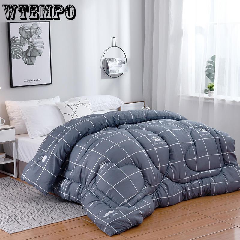 Luxurious Checkered Queen Comforter Set - Stain Resistant, Soft Microfiber, Lightweight, Breathable, Easy Care For All Seasons