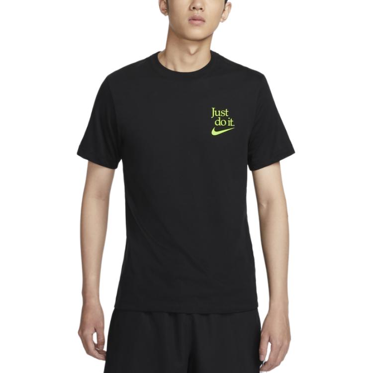 

Nike Sportswear Soft And Comfortable Crew Neck Short Sleeve T-Shirt Men Tops Black HV9487010 M