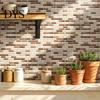 Self-adhesive Mosaic Wall Tiles 3D Gel Faux Stickers, Easy Peel & Stick Backsplash Tile Background Decoration Vintage Brick Wallpaper for Kitchen,